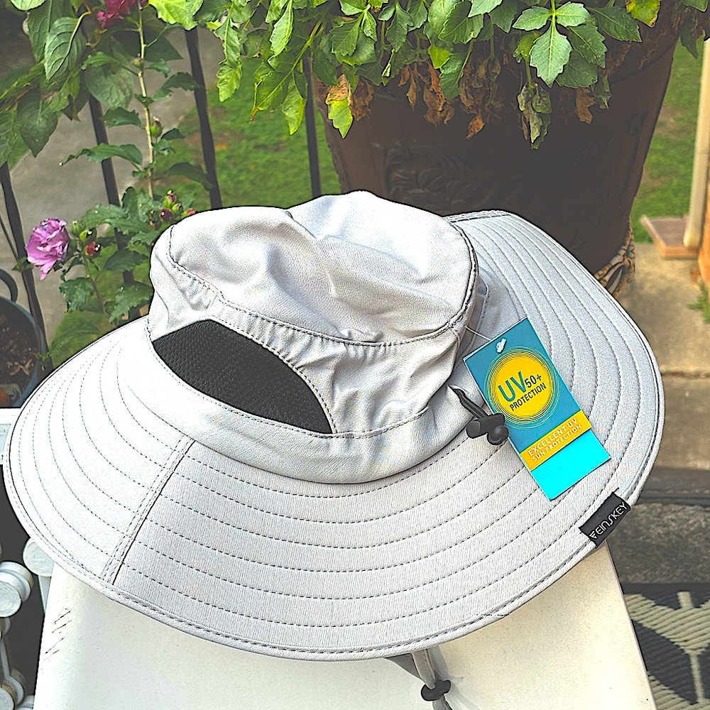 Einskey UV 50 Protection Sun / Garden/Exercise Adjustable Hat With Wide Brim